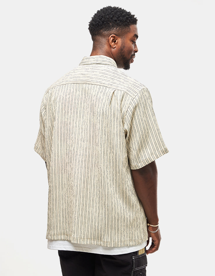 HUF Apollo S/S Striped Shirt - Natural