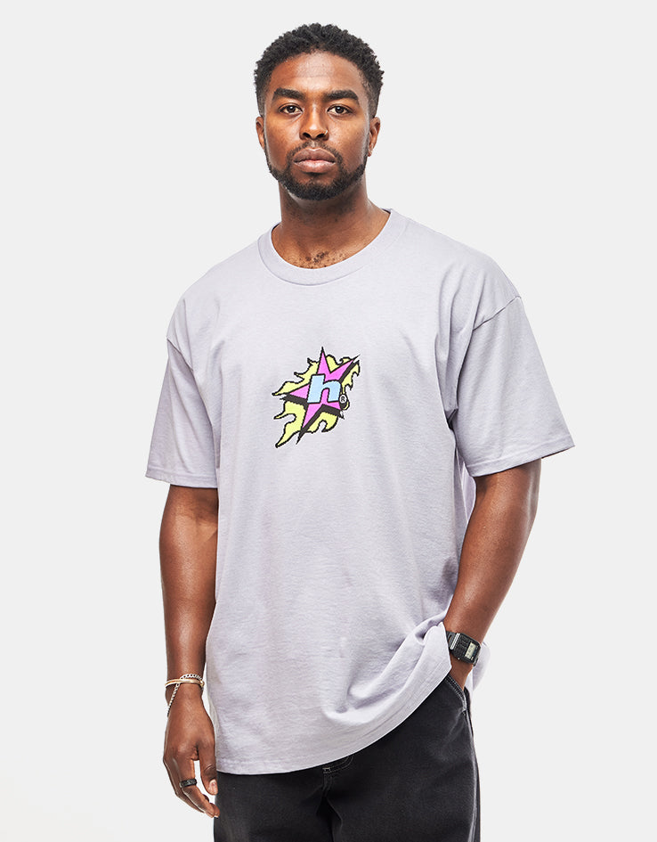 HUF H Bit T-Shirt - Dust Purple
