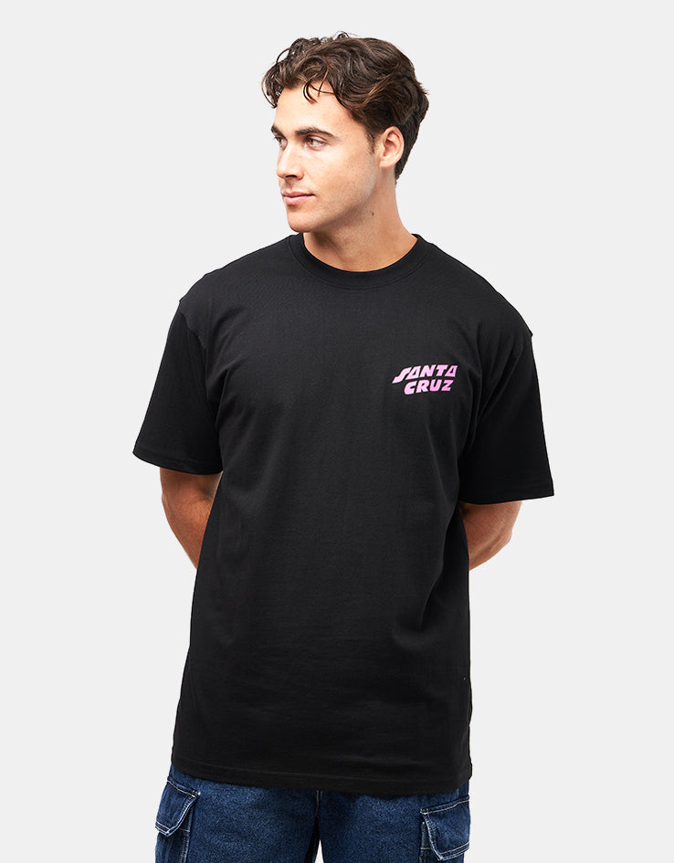 Santa Cruz Grabke All Around Stack T-Shirt - Black