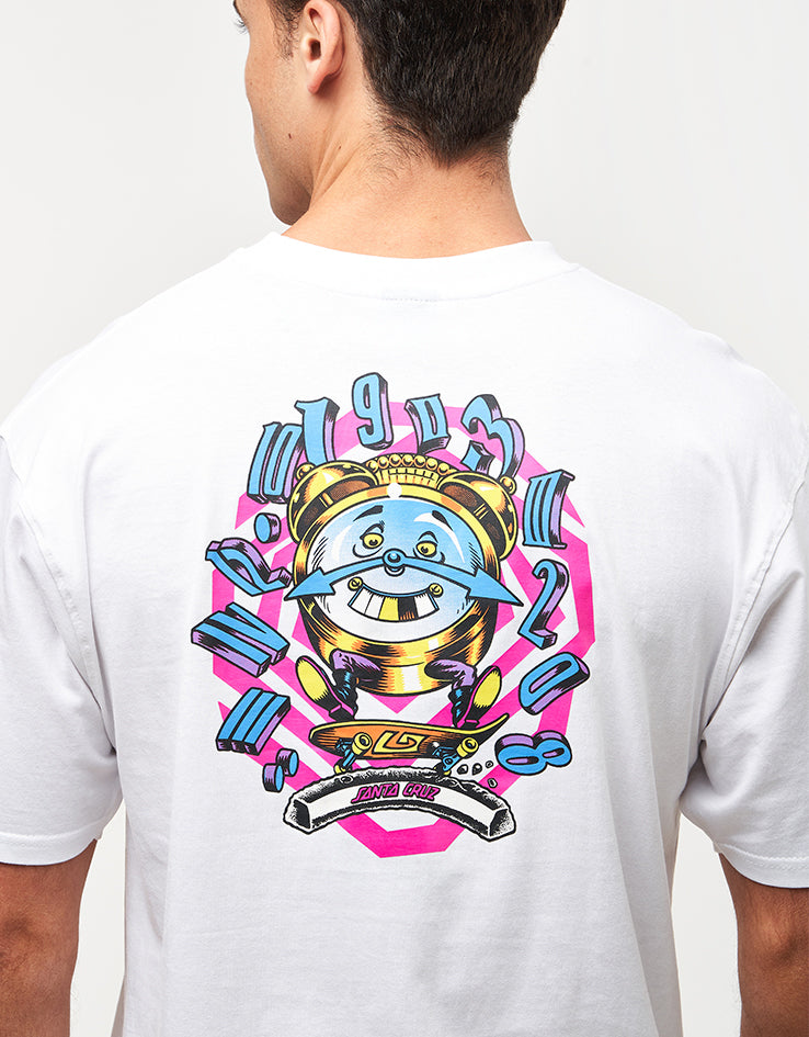 Santa Cruz Grabke All Around Stack T-Shirt - White