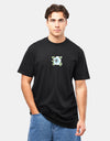 Santa Cruz Screaming Hibiscus Front T-Shirt - Black