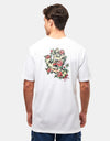 Santa Cruz Screaming Rose Flash T-Shirt - White