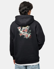 Santa Cruz Screaming Rose Flash Pullover Hood - Black