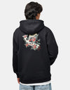 Santa Cruz Screaming Rose Flash Pullover Hood - Black