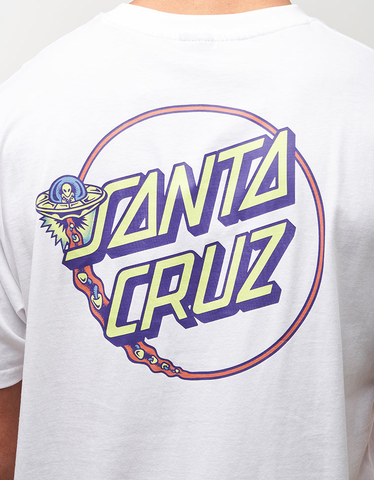 Santa Cruz Winkowski UFO Dot T-Shirt - White
