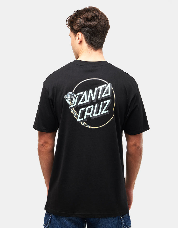 Santa Cruz Winkowski UFO Dot T-Shirt - Black