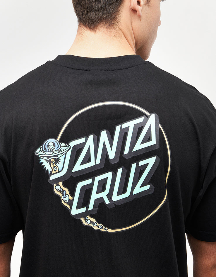 Santa Cruz Winkowski UFO Dot T-Shirt - Black