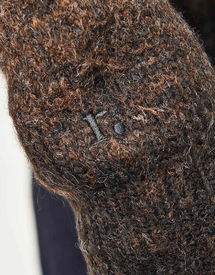 Route One Ombre Wool Blend Crew Knit - Brown