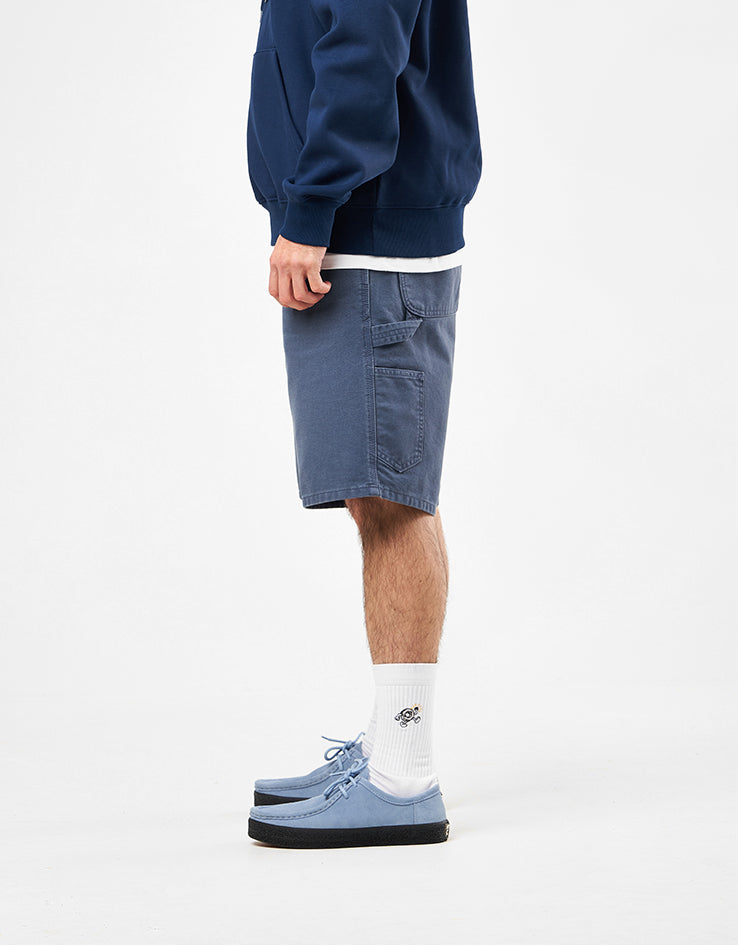 Carhartt WIP Single Knee Shorts - Dusky Blue (Stone Canvas)