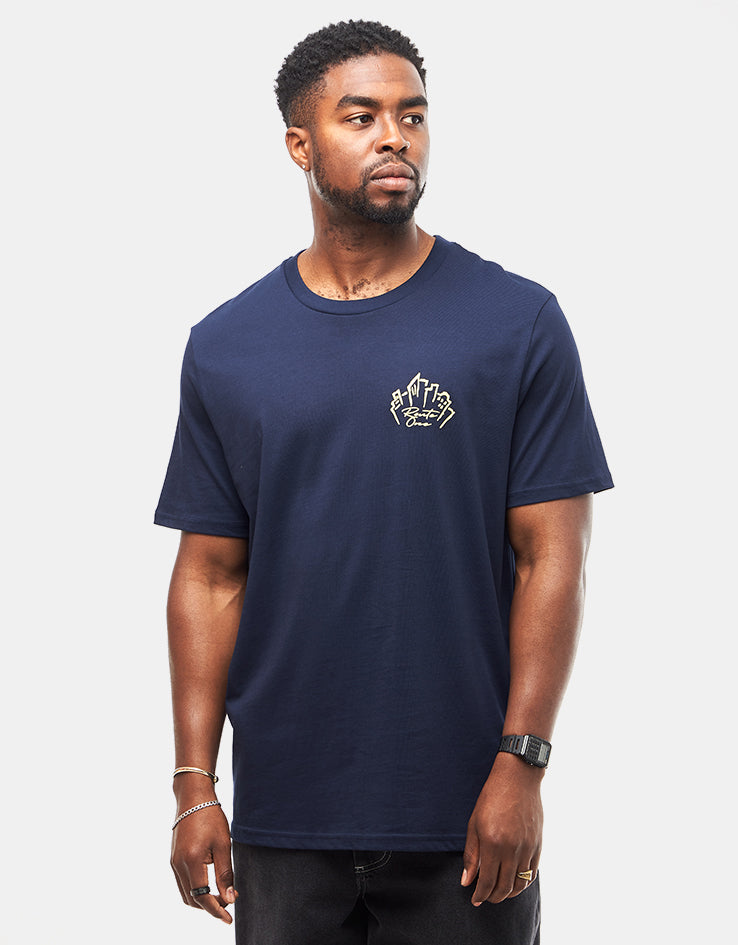 Route One Improvise Organic T-Shirt - French Navy
