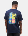 Route One Improvise Organic T-Shirt - French Navy