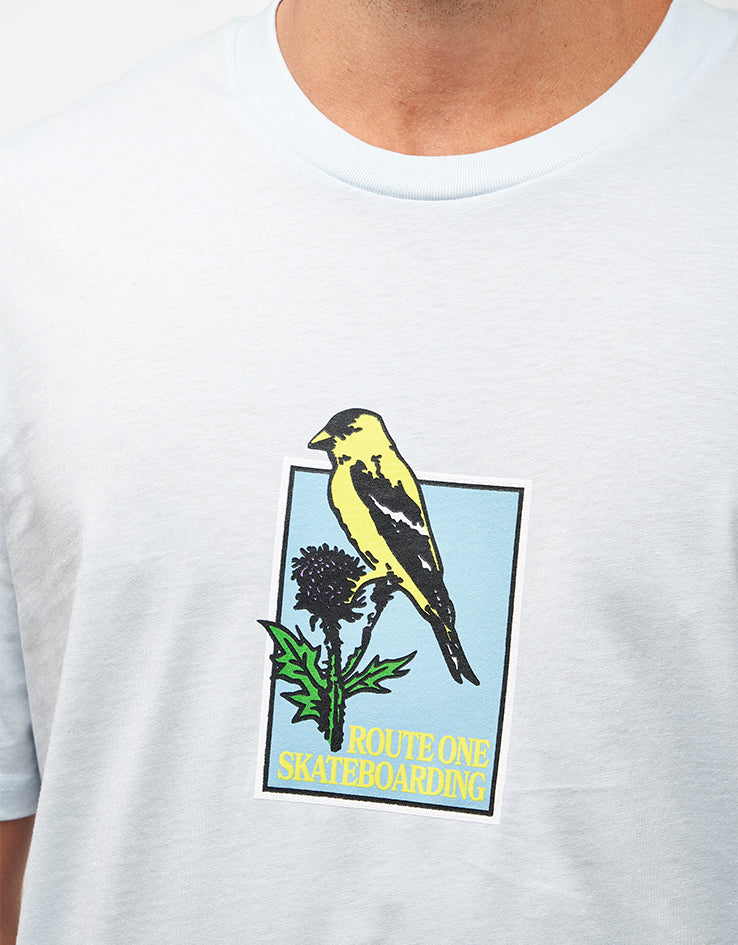 Route One Avian Organic T-Shirt - Ice Blue
