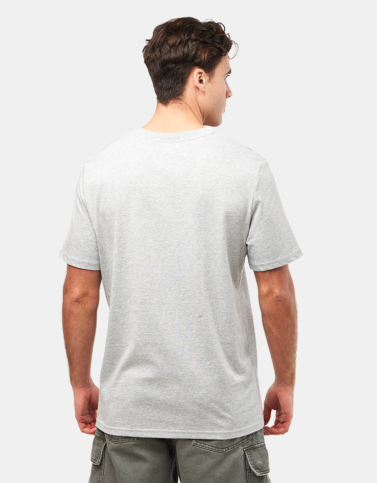 Route One Baggy Crew Organic T-Shirt - Heather Grey