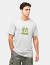 Route One Baggy Crew Organic T-Shirt - Heather Grey