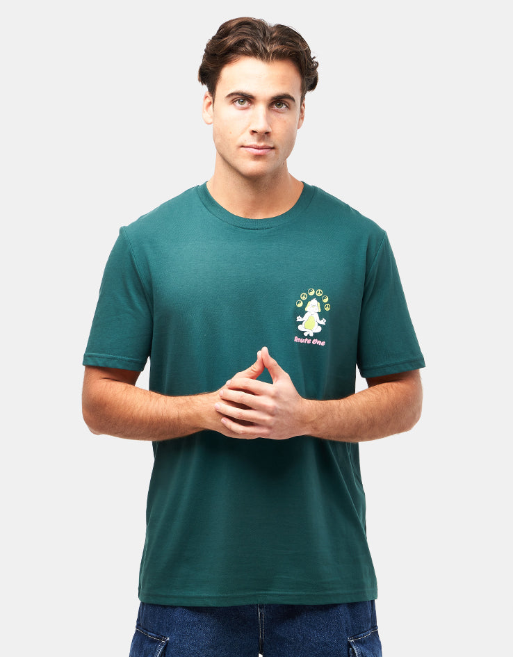 Route One Find Your Paradise Organic T-Shirt - Glazed Green