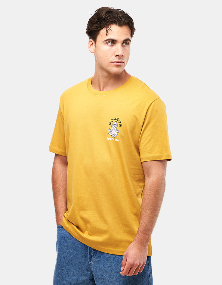 Route One Find Your Paradise Organic T-Shirt - Ochre