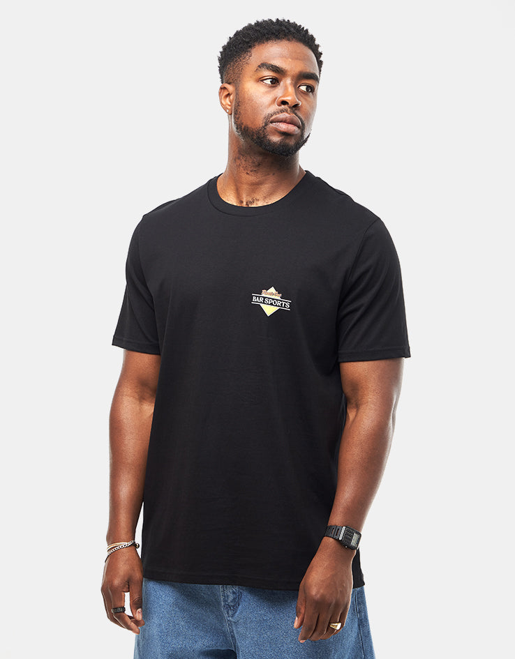 Route One Strike It Rich Organic T-Shirt - Black