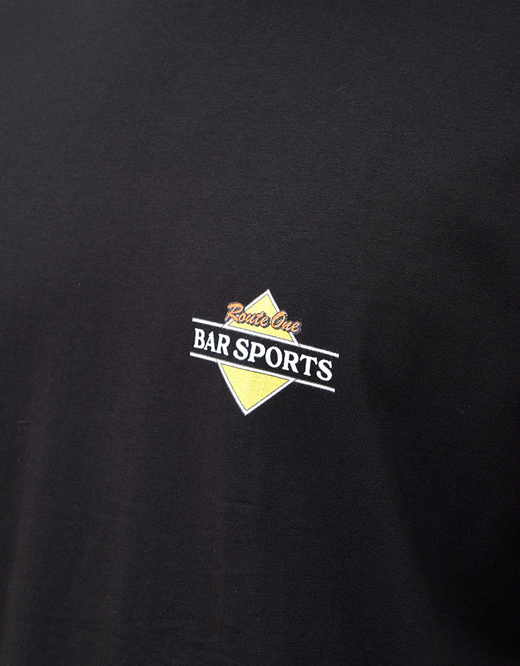 Route One Strike It Rich Organic T-Shirt - Black