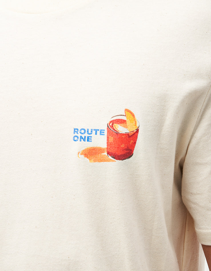 Route One Isola Paradiso Organic T-Shirt - Natural Raw
