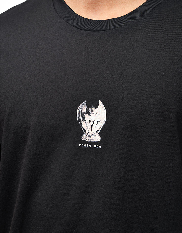Route One Archway Organic T-Shirt - Black