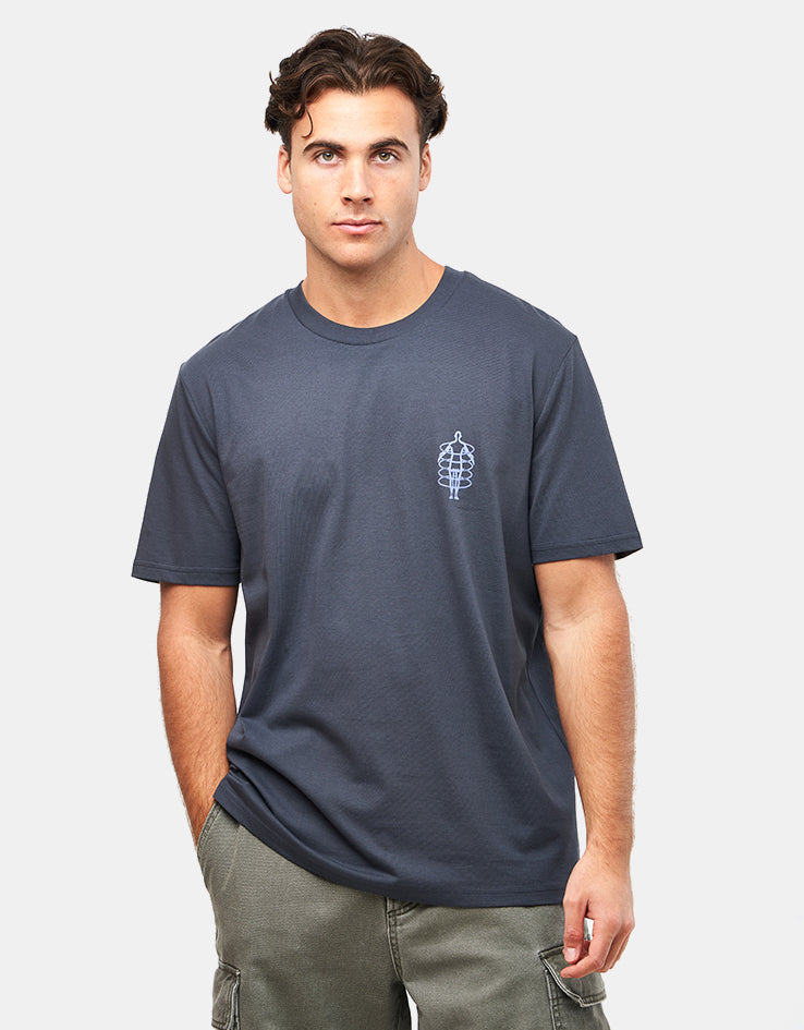 Route One Energy Systems Organic T-Shirt - India Ink Grey