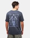 Route One Energy Systems Organic T-Shirt - India Ink Grey