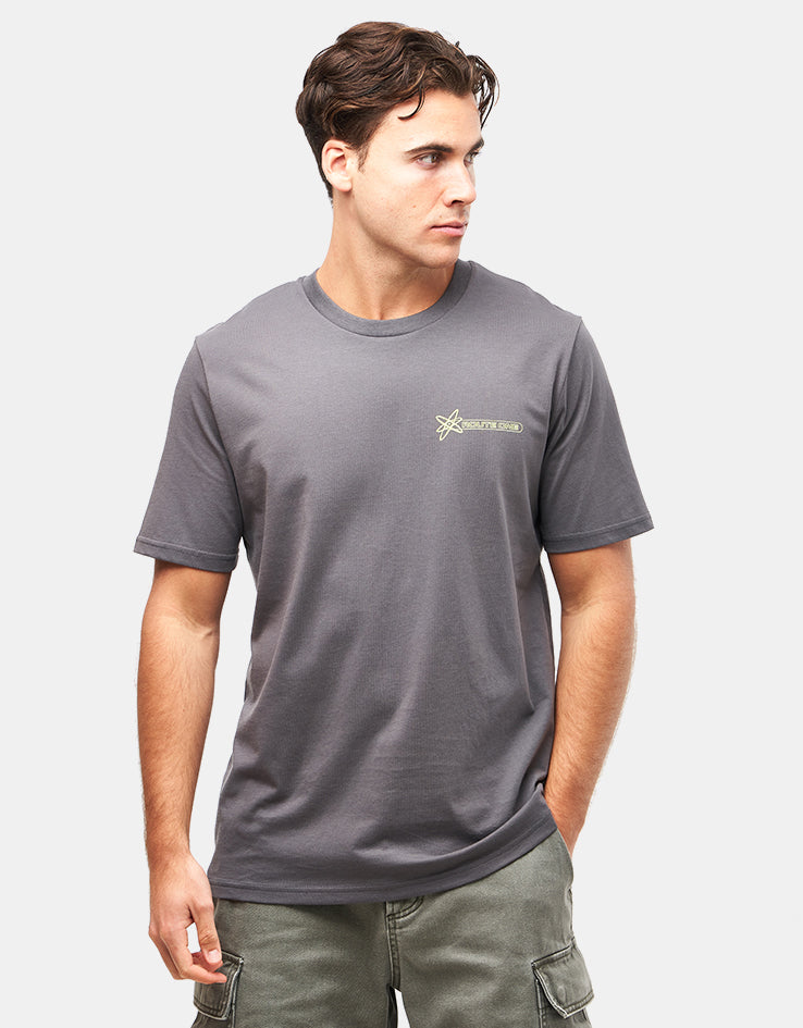 Route One Soundscapes Organic T-Shirt - Anthracite