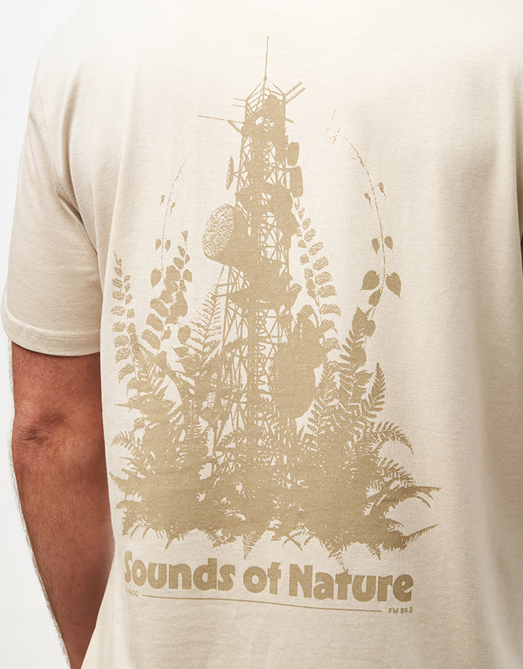 Route One Nature Sounds Organic T-Shirt - Desert Dust