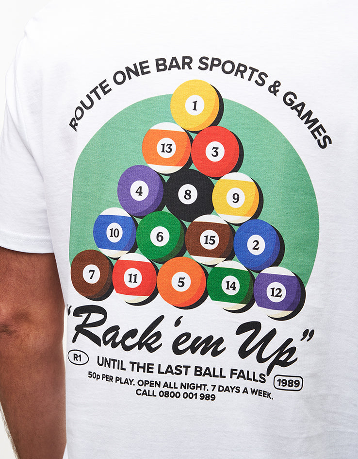 Route One Billiards Organic T-Shirt - White