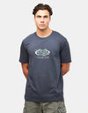 Route One Snake Organic T-Shirt - India Ink Grey