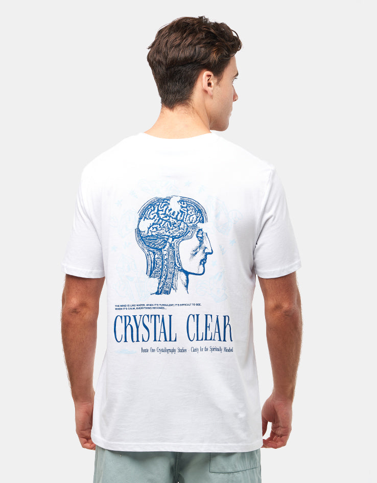 Route One Crystal Clear Organic T-Shirt - White