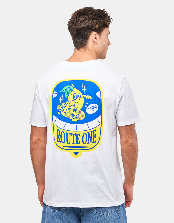 Route One Fruit One Organic T-Shirt - White