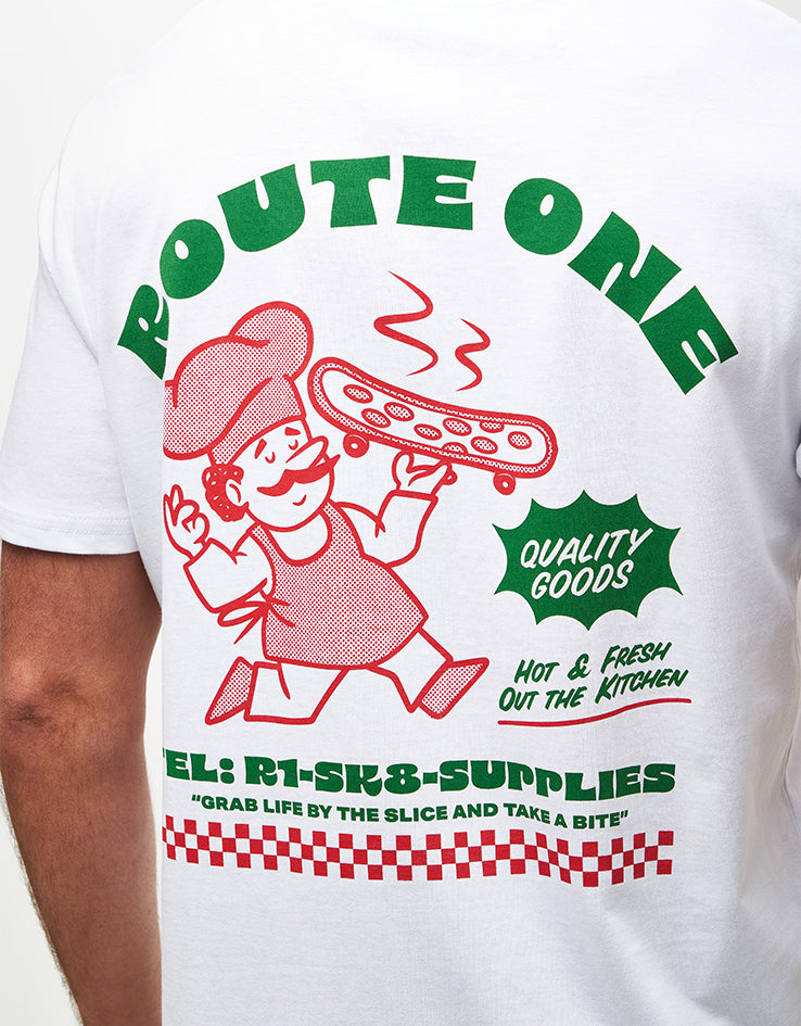 Route One Hot & Fresh Organic T-Shirt - White