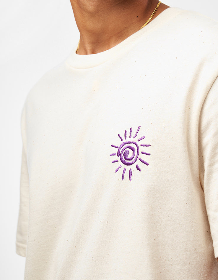 Route One Petroglyphic Organic T-Shirt - Natural Raw