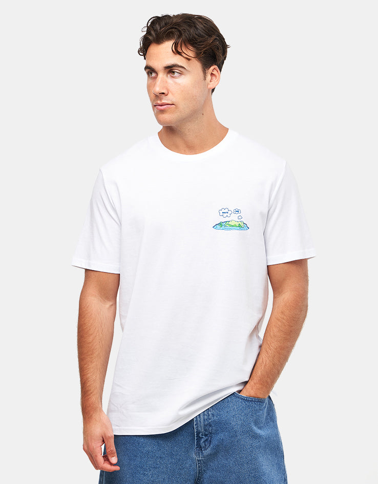 Route One Pondering Organic T-Shirt - White