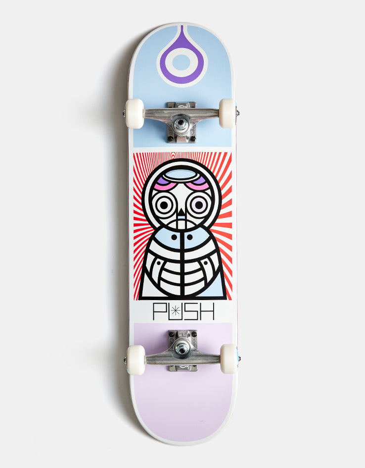 Push x Don Pendleton Owl Guest Complete Skateboard - 8"