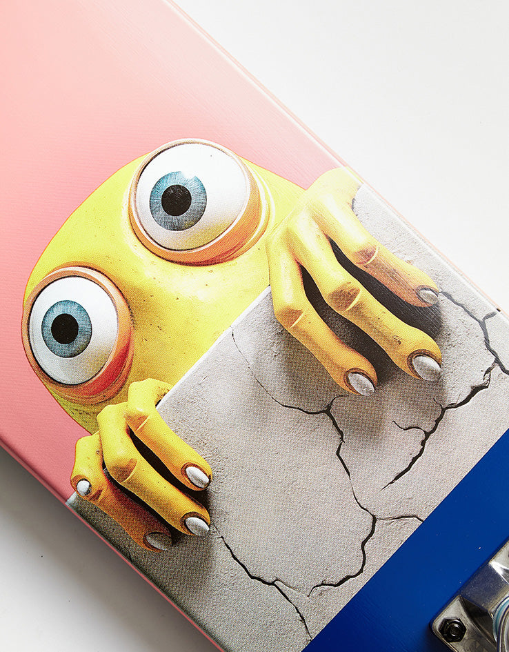 Push Peek Over 'Soft Top' Mini Complete Skateboard - 7"