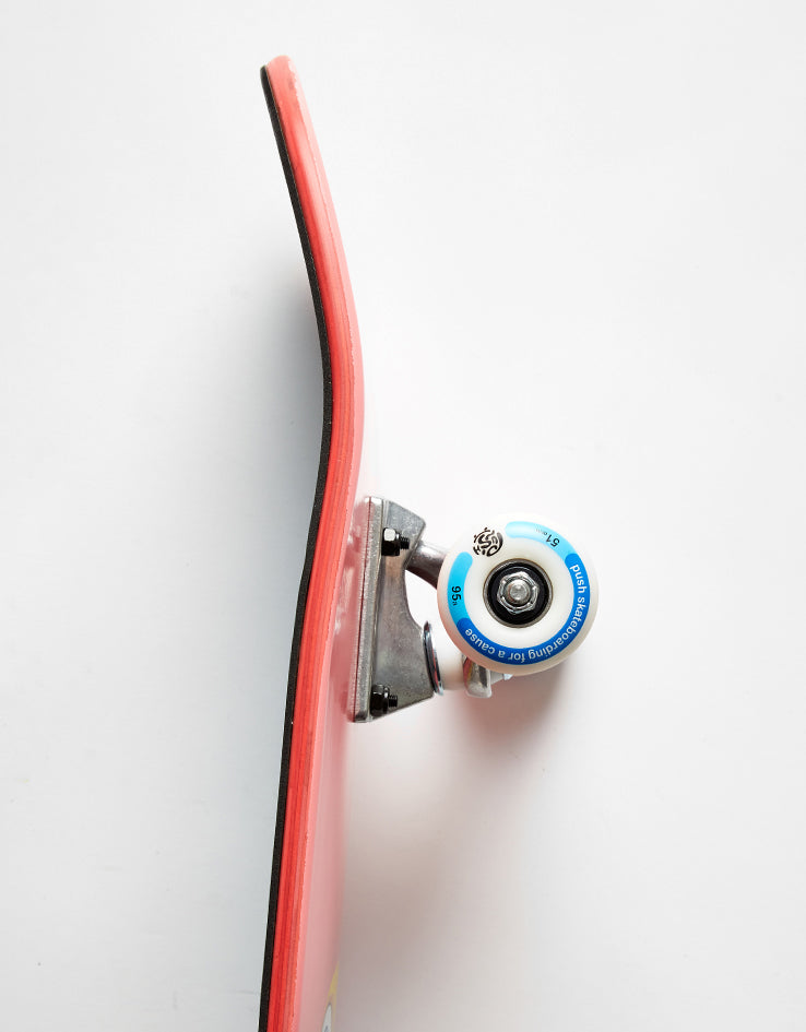 Push Peek Over 'Soft Top' Mini Complete Skateboard - 7"