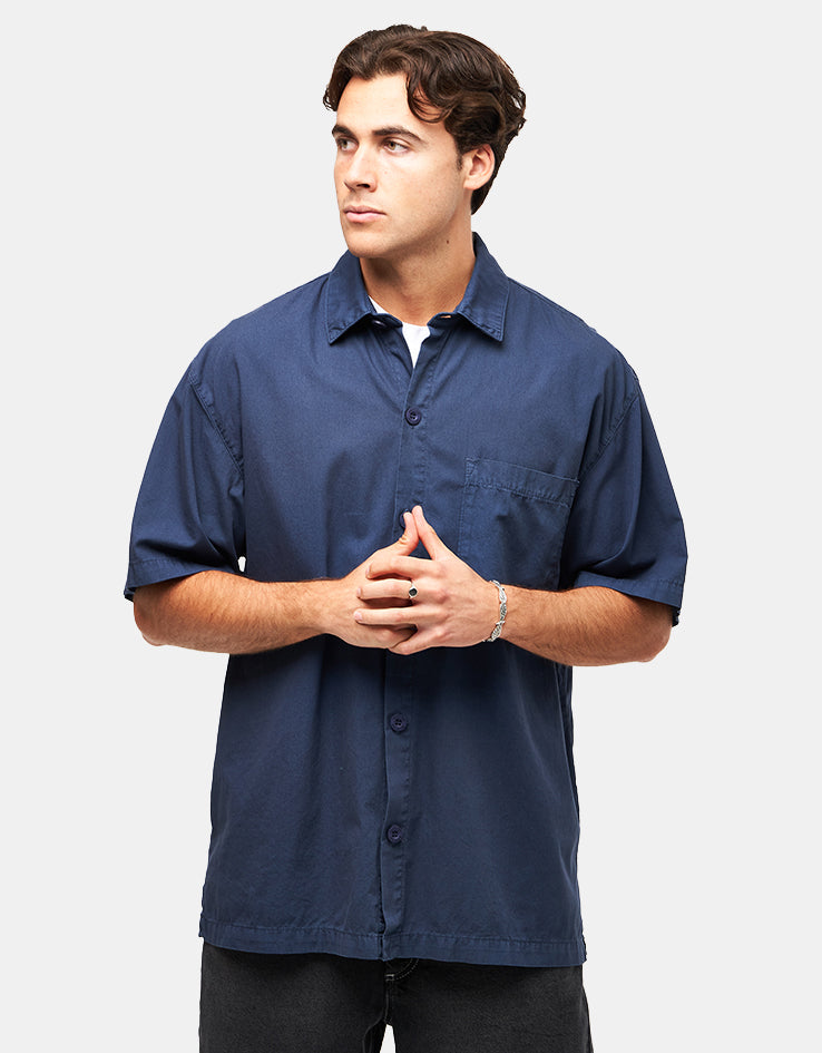 Route One Rowan S/S Shirt - Navy