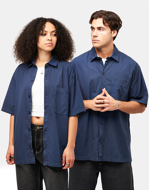 Route One Rowan S/S Shirt - Navy