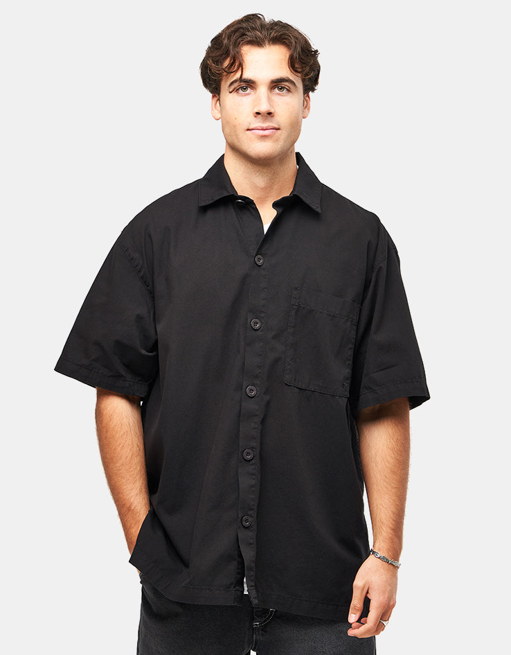 Route One Rowan S/S Shirt - Black