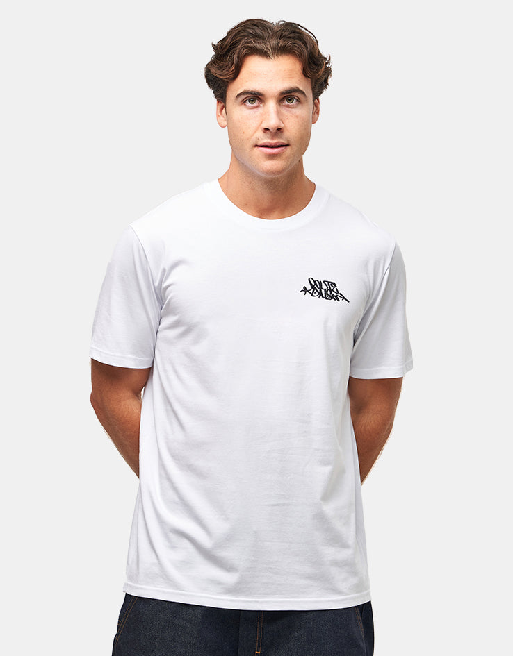 Route One Collect Call Organic T-Shirt - White