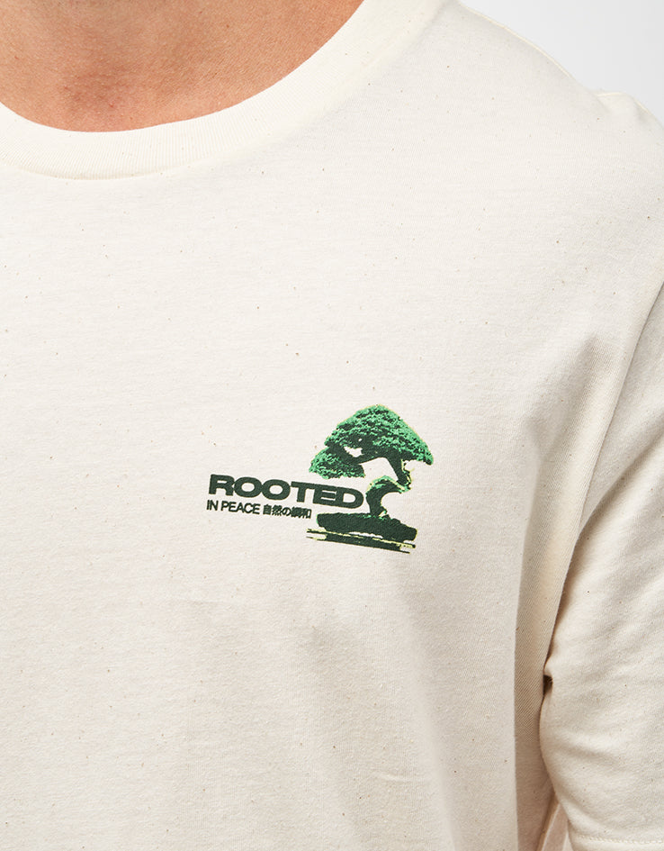 Route One Rooted Organic T-Shirt - Natural Raw