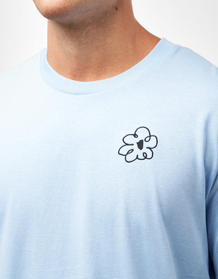 Route One Buzzin Organic T-Shirt - Blue Soul