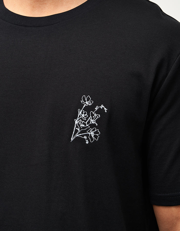 Route One Shinjuku Nights Organic T-Shirt - Black