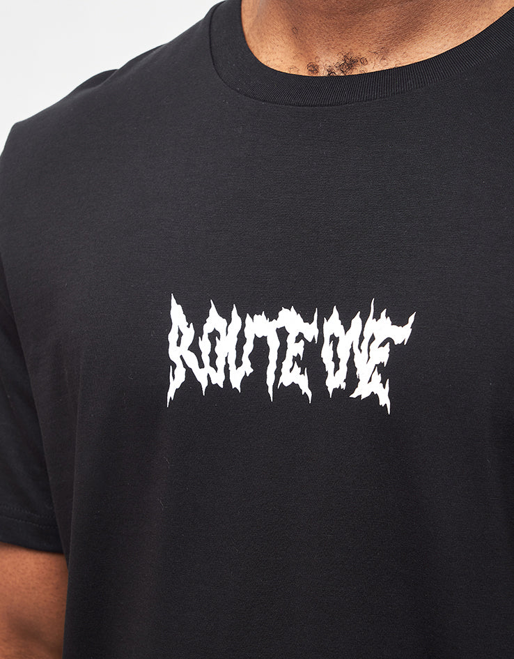 Route One Jigoku Organic T-Shirt - Black
