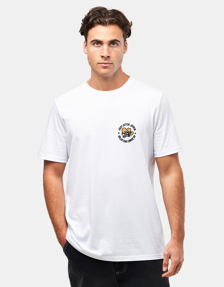 Route One Just Sittn' Organic T-Shirt - White