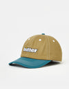 Butter Goods Ace 6 Panel Cap - Canteen/Teal
