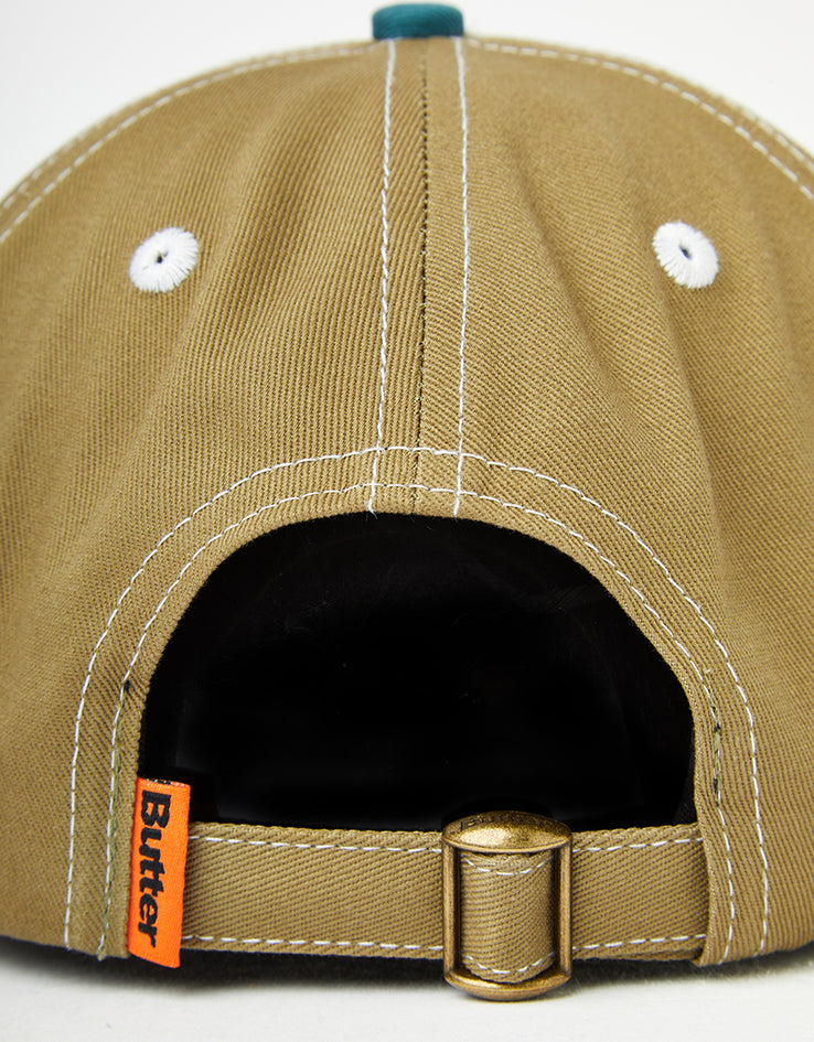 Butter Goods Ace 6 Panel Cap - Canteen/Teal