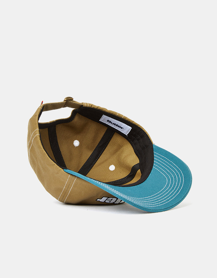Butter Goods Ace 6 Panel Cap - Canteen/Teal